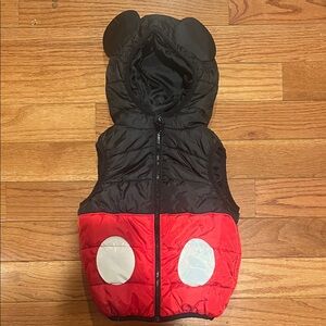Disney Mickey Mouse Red Vest with hood